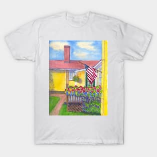 Wentworth Coolidge Mansion Back Stoop T-Shirt